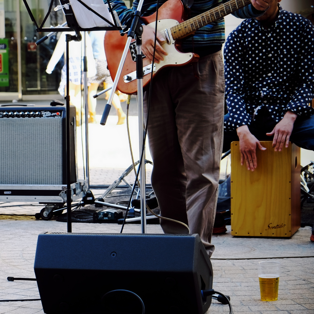 red telecaster ＆beer