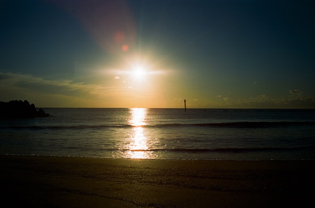 夕日