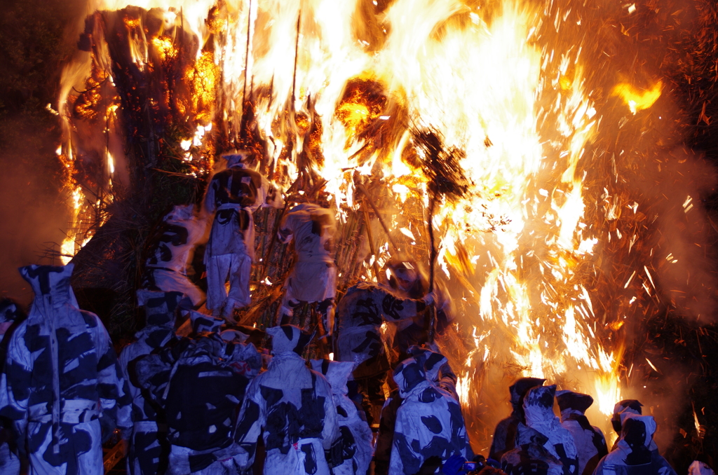 鳥羽の火祭り1