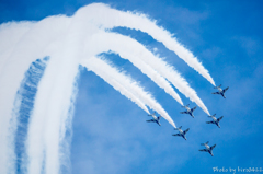 Blue Impulse in KOMATU