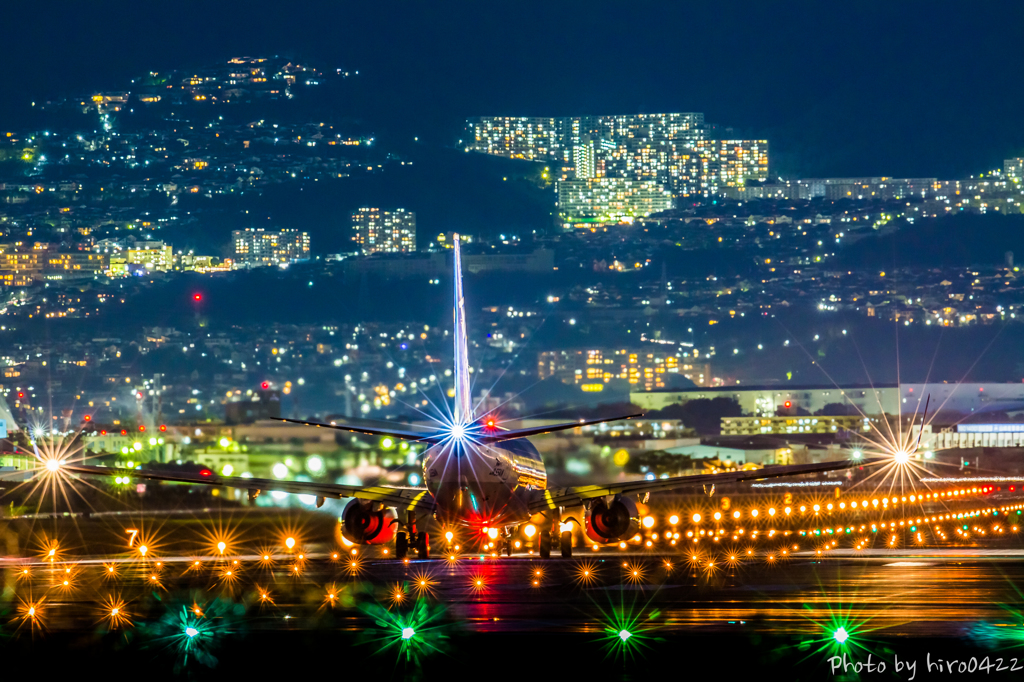 Night airport