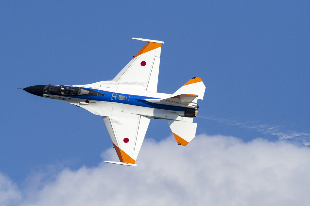 F-2の背中