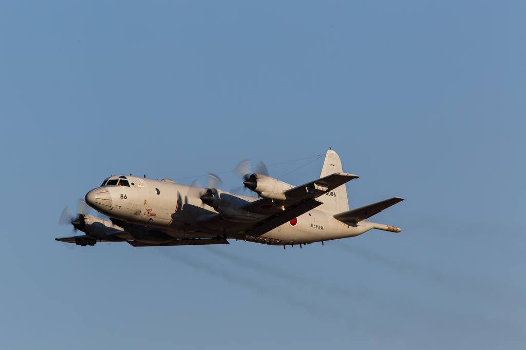 小牧基地航空祭　外来機帰投　P−3C