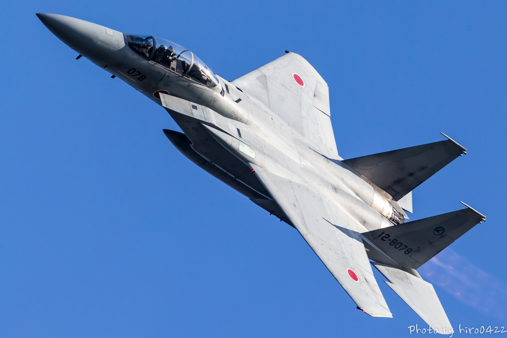 F-15DJ機動飛行（予行）