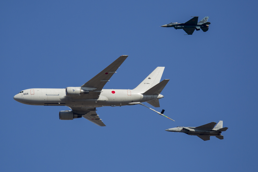 岐阜基地航空祭　空中給油デモ