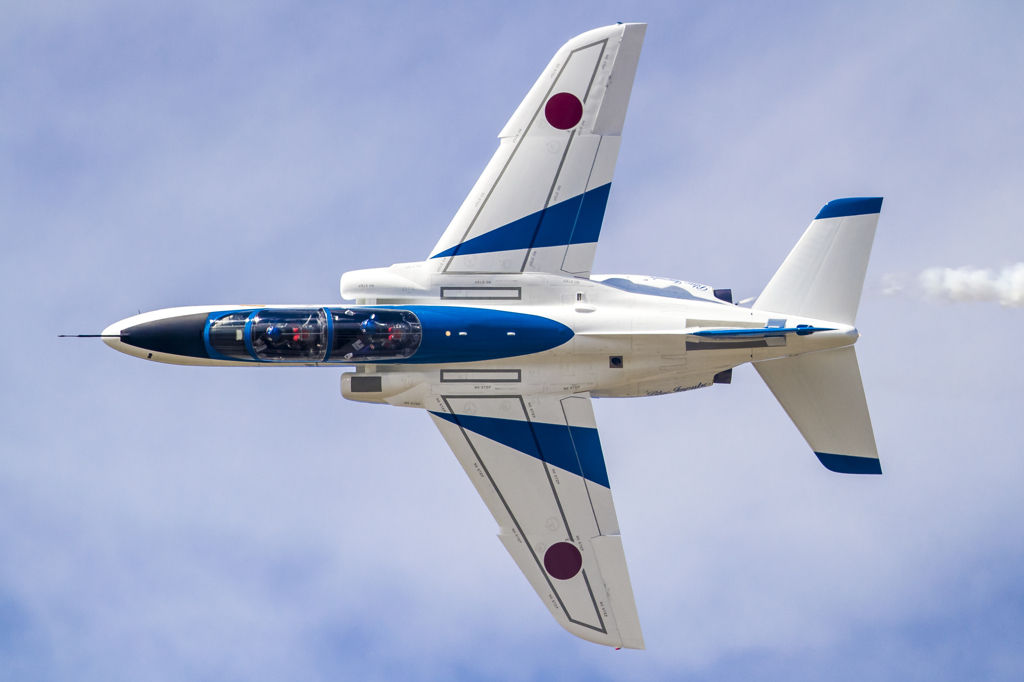 小松基地航空祭　Blue Impulse背中