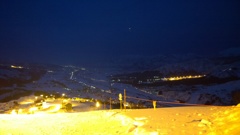 石打丸山スキー場からの夜景