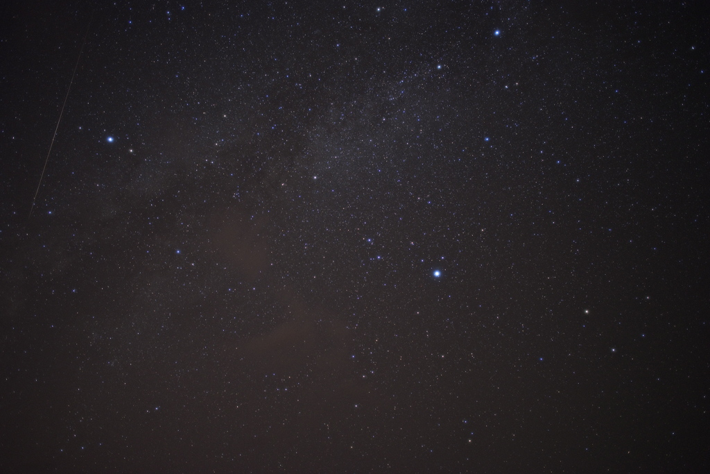 天の川と流星