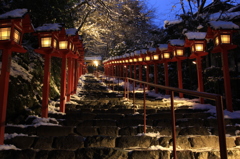 雪情景2015⑩（貴船神社1）