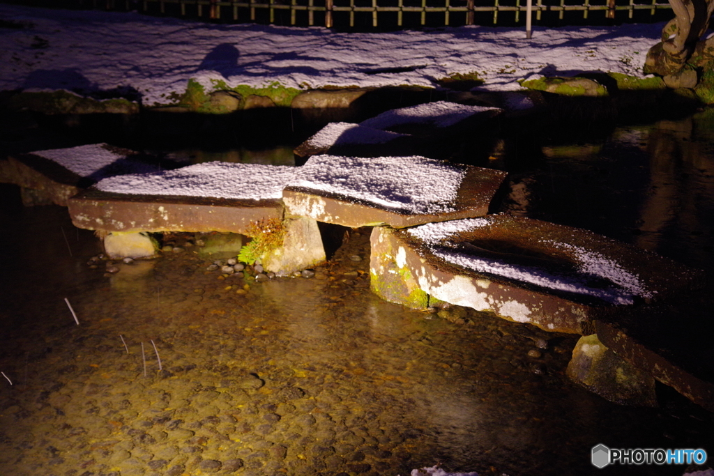 2月9日 金沢・雪（兼六園9　ライトアップ2）