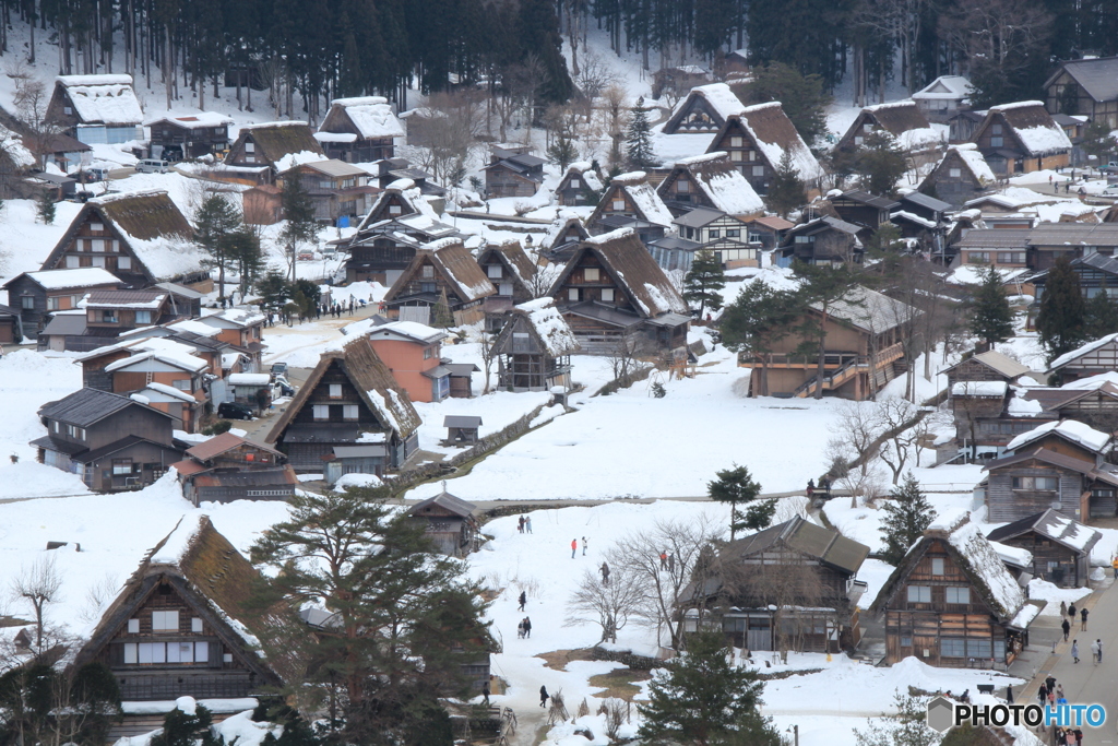 2019雪景色（白川郷）