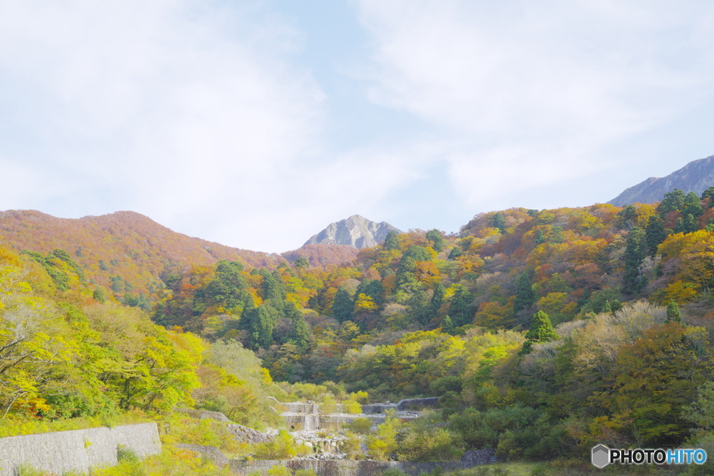 大山の紅葉（大山・蒜山秋景色3 南光河原より）