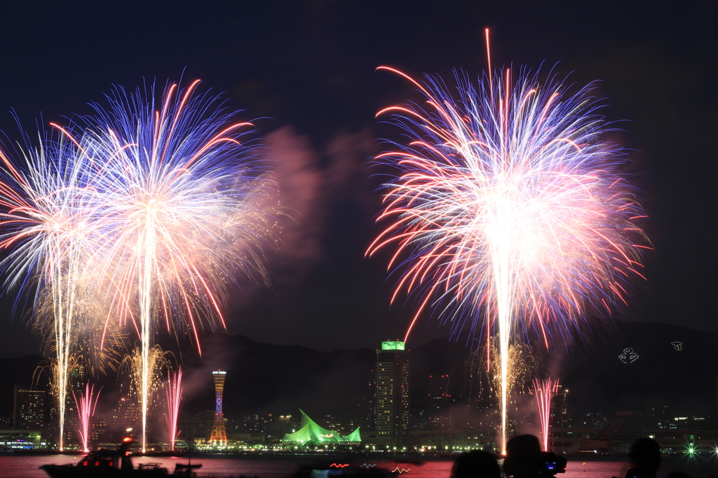 第45回みなとこうべ海上花火大会②