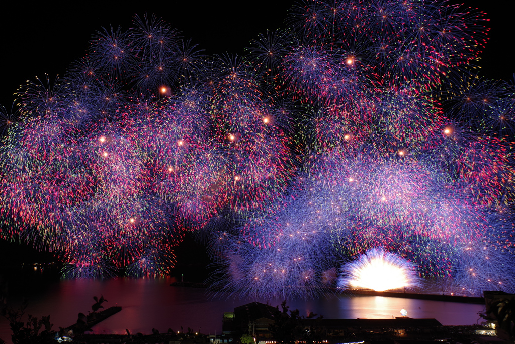 きほく燈籠祭1（彩色千輪）