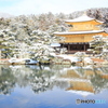 2017京雪景（鹿苑寺金閣3）
