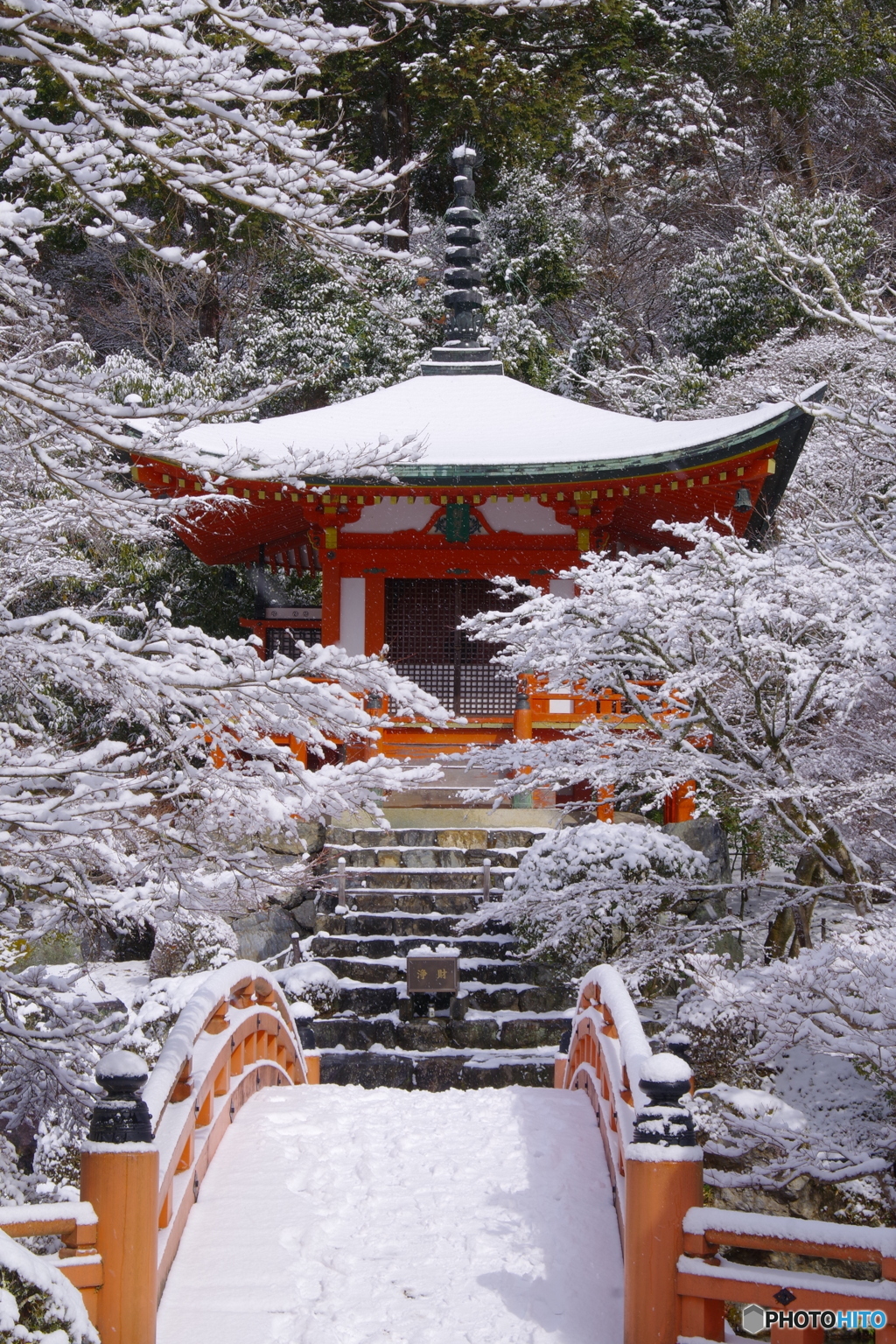 雪景2025・醍醐寺（弁天堂）