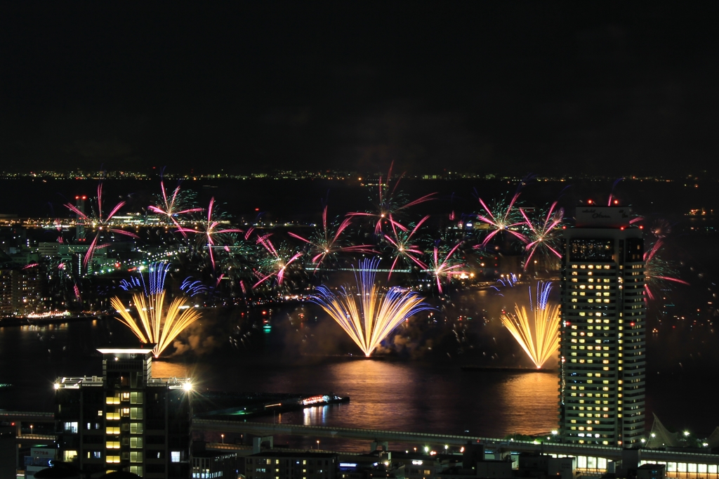 2014みなとこうべ海上花火大会 2