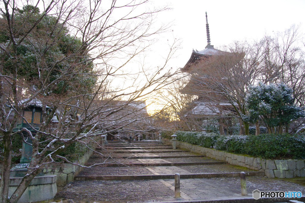 雪の朝（真如堂1）