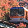 紅葉・叡山電鉄