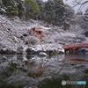 雪景2025・醍醐寺（弁天池・弁天堂2）