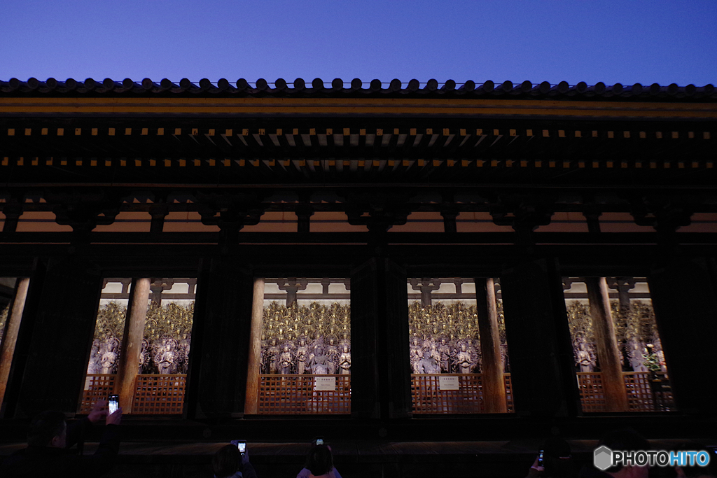 一年の終わりに（三十三間堂夜間特別拝観）