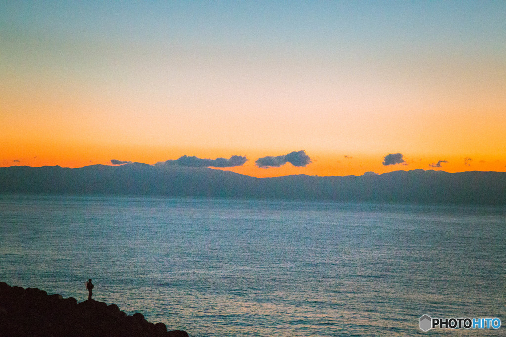 The person who waits for a sunrise