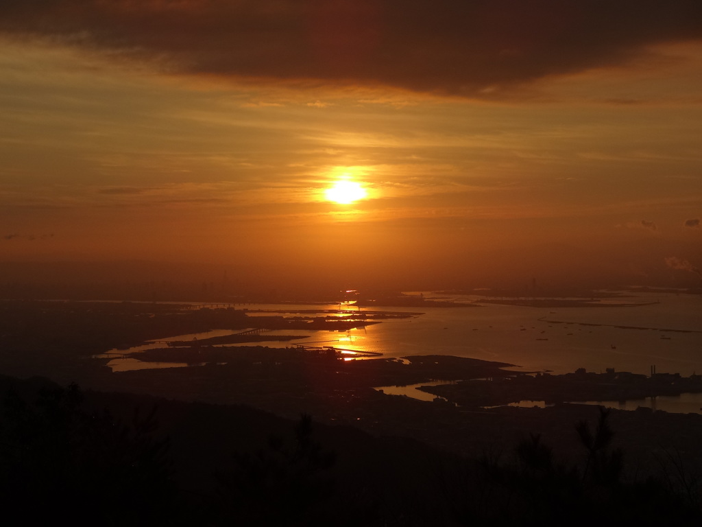 初日の出　六甲山から1