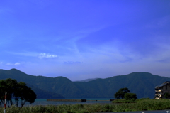 琵琶湖の空