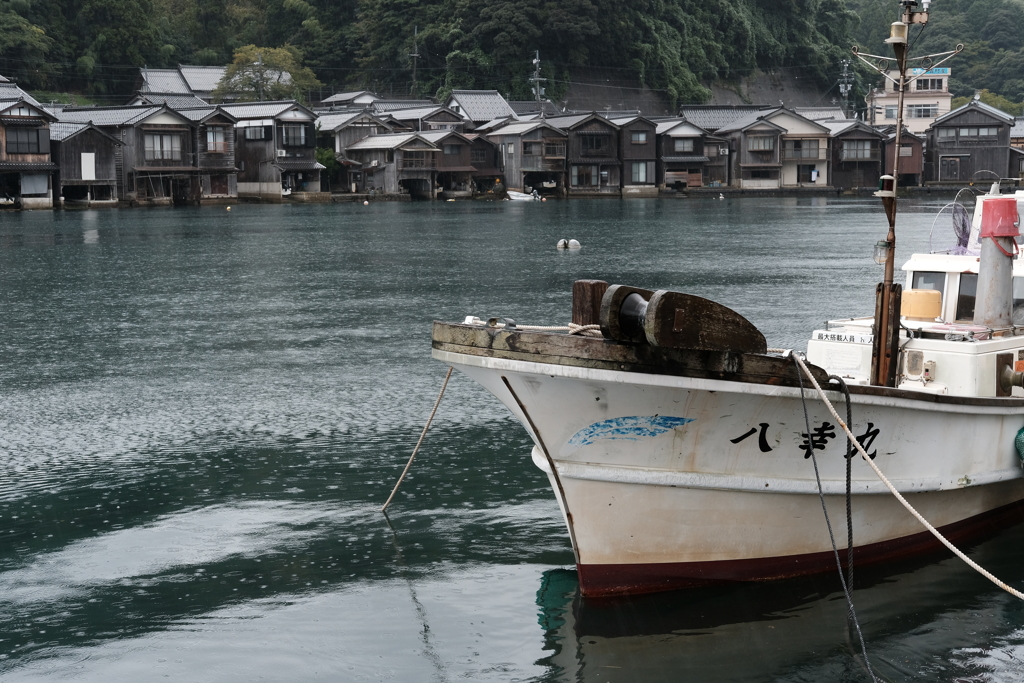 雨の伊根散策②