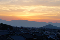 桜井市の夕景