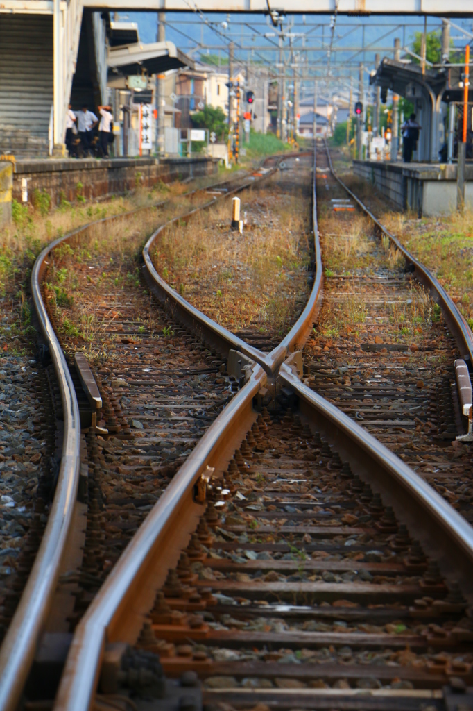 午後の三輪駅