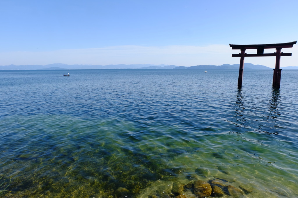 琵琶湖サイクリング　白髭神社