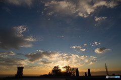 夕日