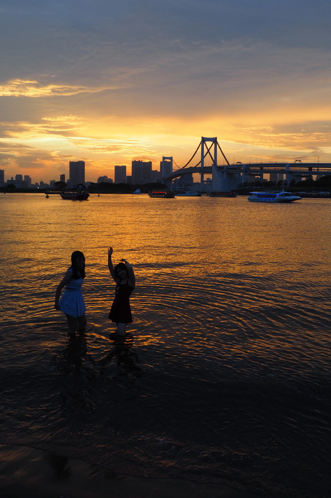 Odaiba Golden Sunset #06