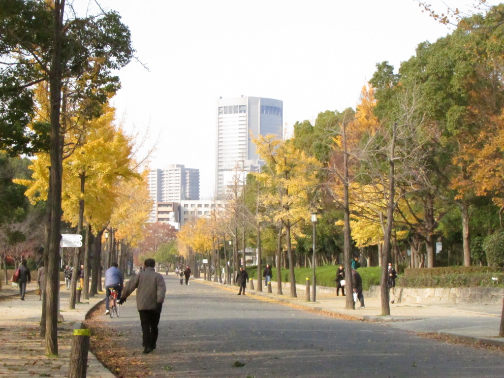 大阪の中心　大阪城公園