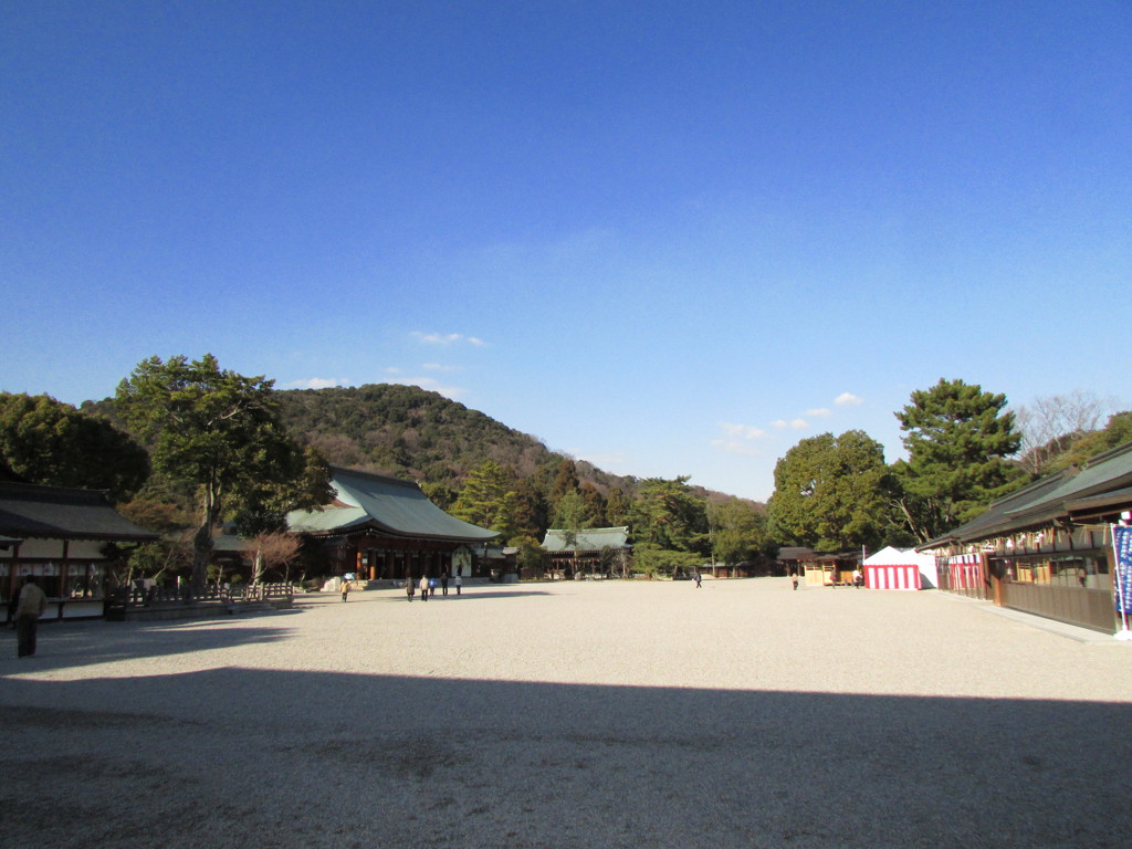 橿原神宮にて