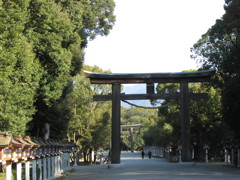 橿原神宮にて