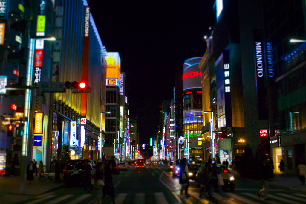 夜の銀座