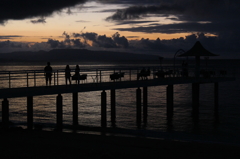 南島の夕暮