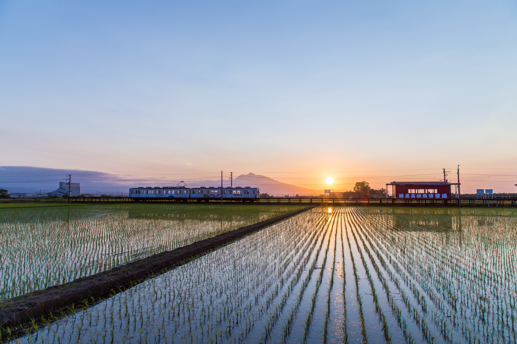 Sunset Train