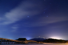 津軽富士見湖の夜