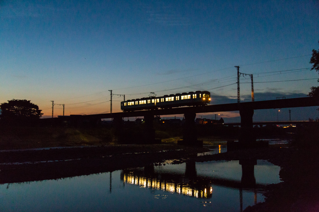 弘南鉄道～夏の夜～