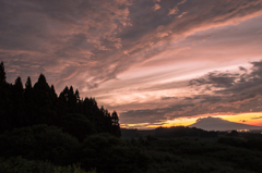 晩夏の夕暮れ