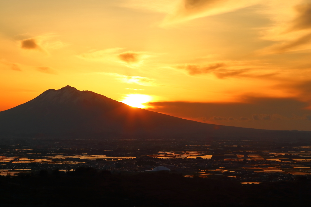 ５月の夕景