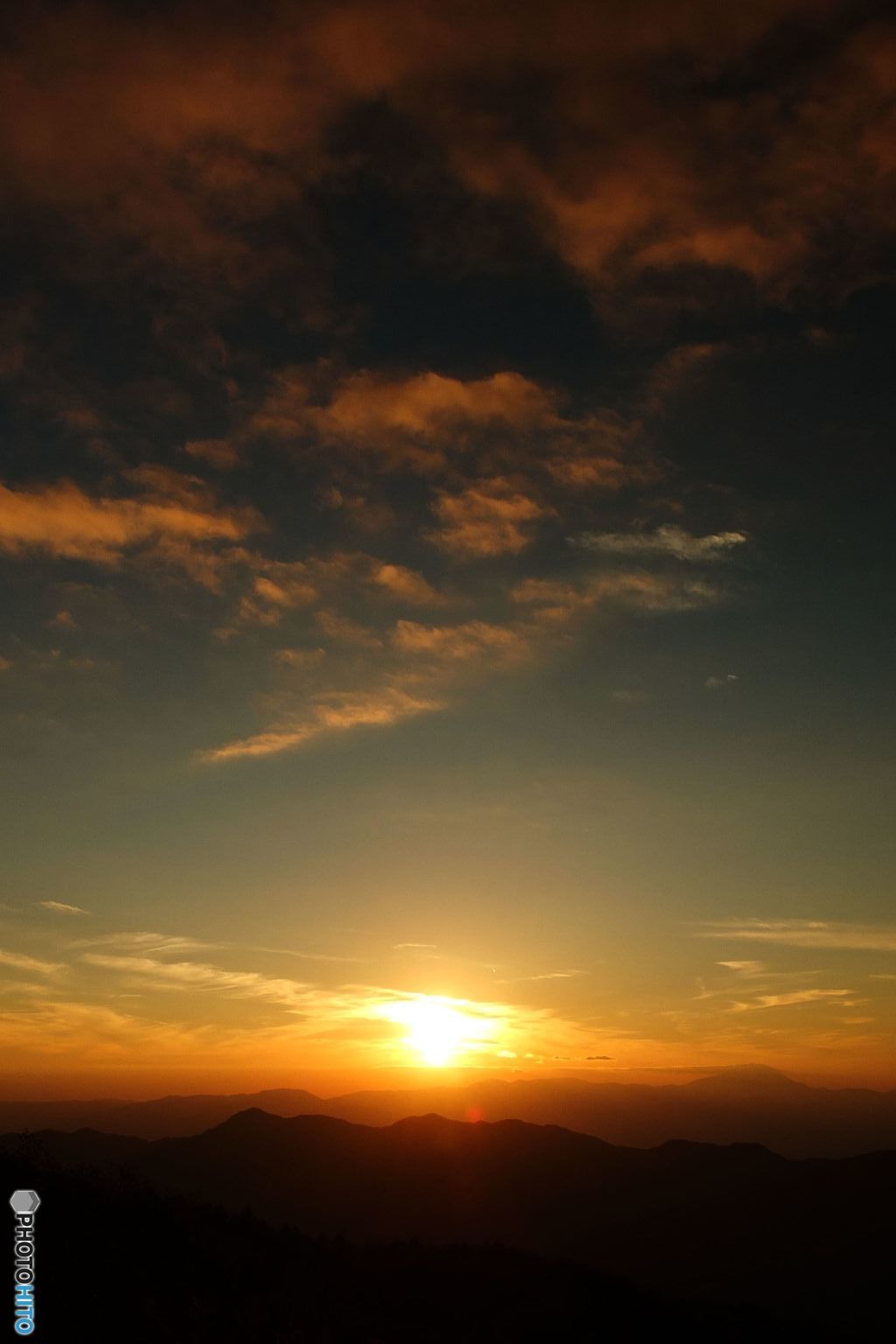 しらびぞ高原　夕日　1