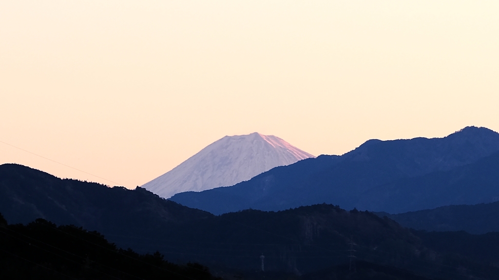 浜松市からの富士山