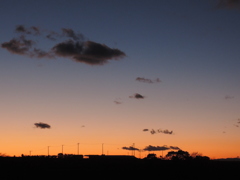 夕暮れの雲