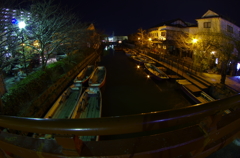 水郷 柳川の夜