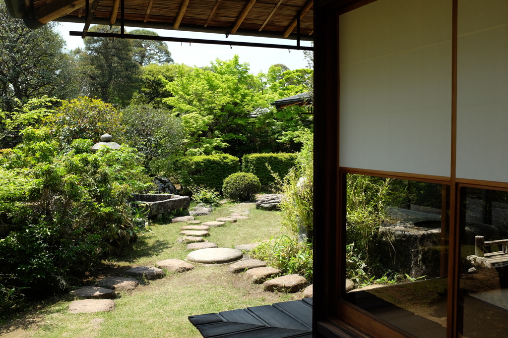 遠山記念館の庭園