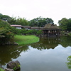 玄宮楽々園の池と緑